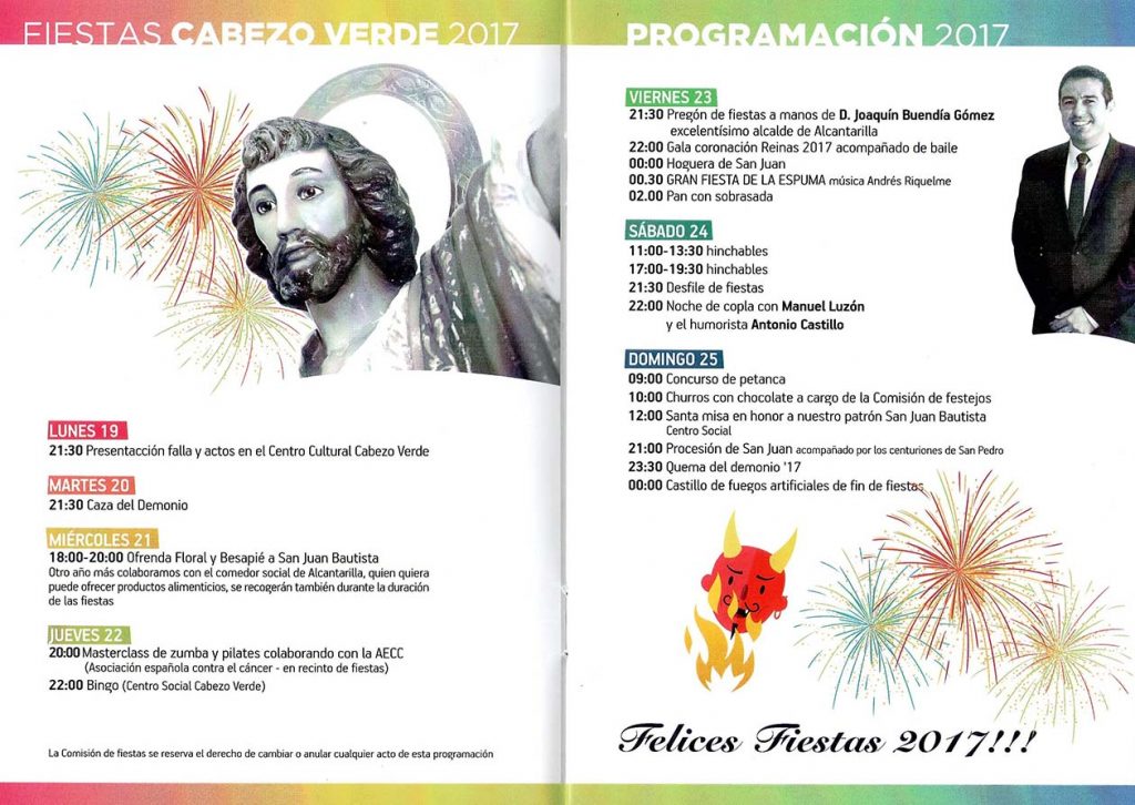 02 Programa Fiestas San Juan - Cabezo Verde - Alcantarilla