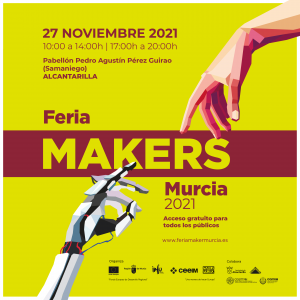 Cartel Feria Makers Murcia 2021-03